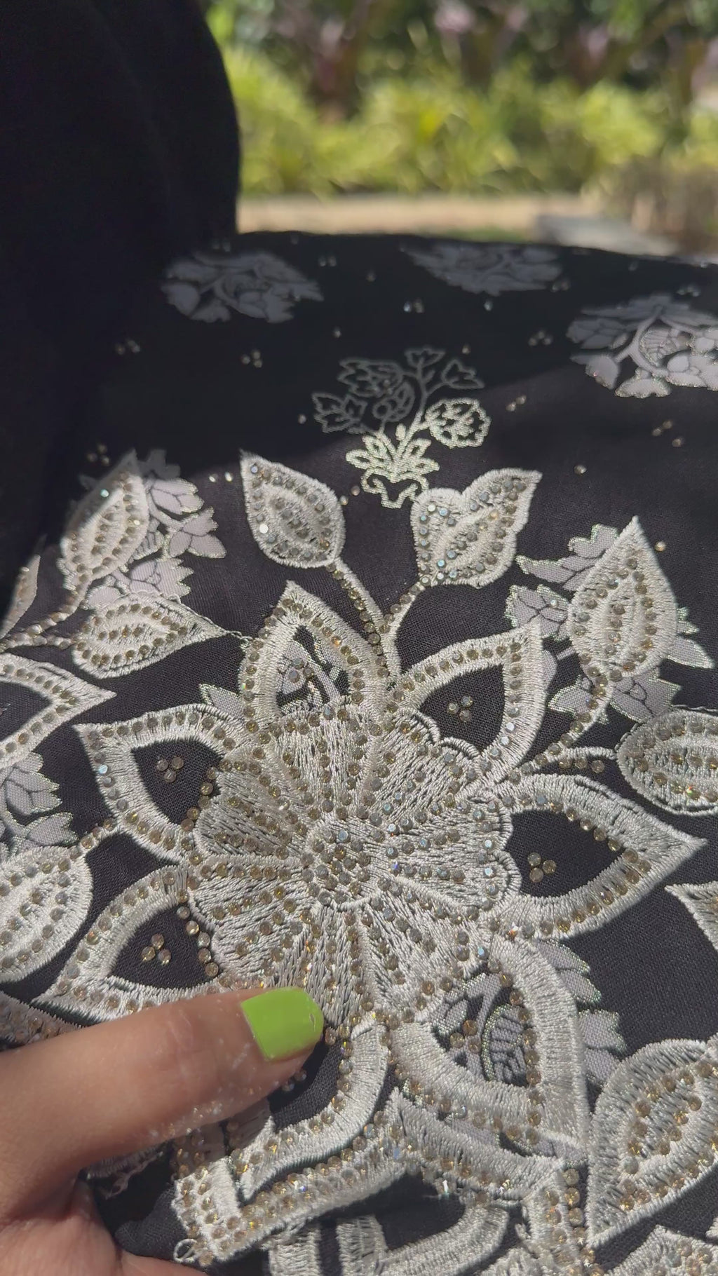 Isra black – Premium Rayon unstitched Set