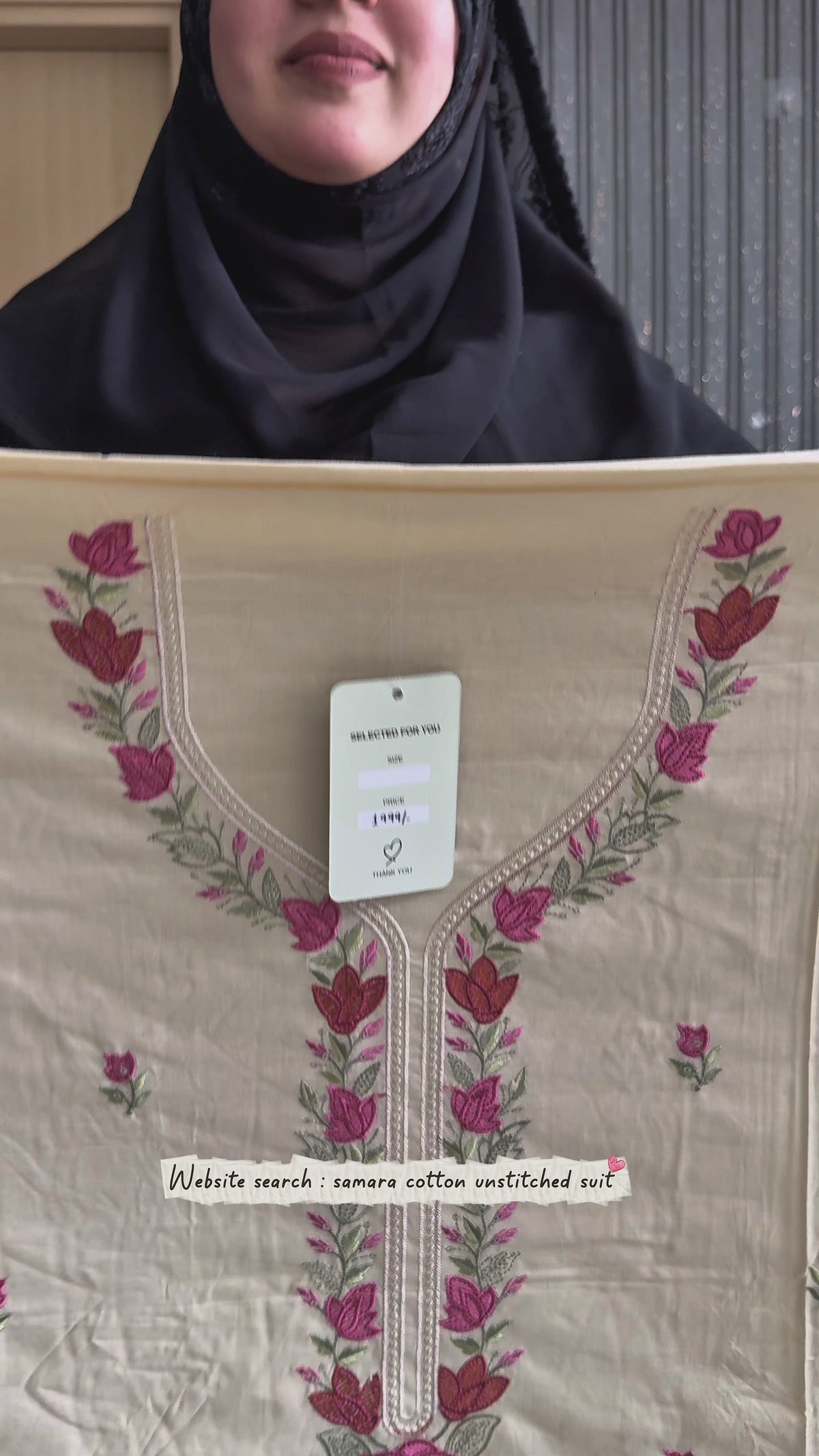 Samara Cotton Unstitched Suit